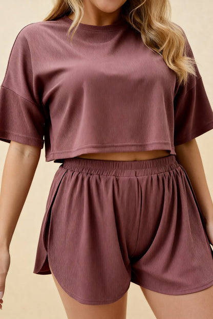 🌷 Angela | Conjunto Relax de Punto Acanalado